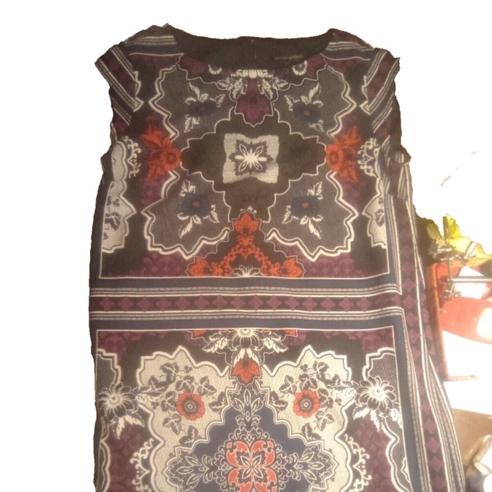 Banana Republic Colorful Floral Print Shift Dress. Preowned